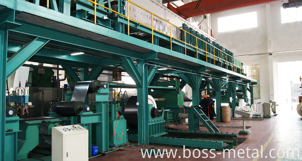 stainless steel coil production line work shop washing